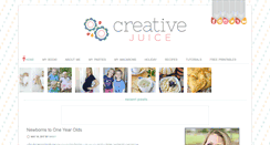 Desktop Screenshot of getcreativejuice.com